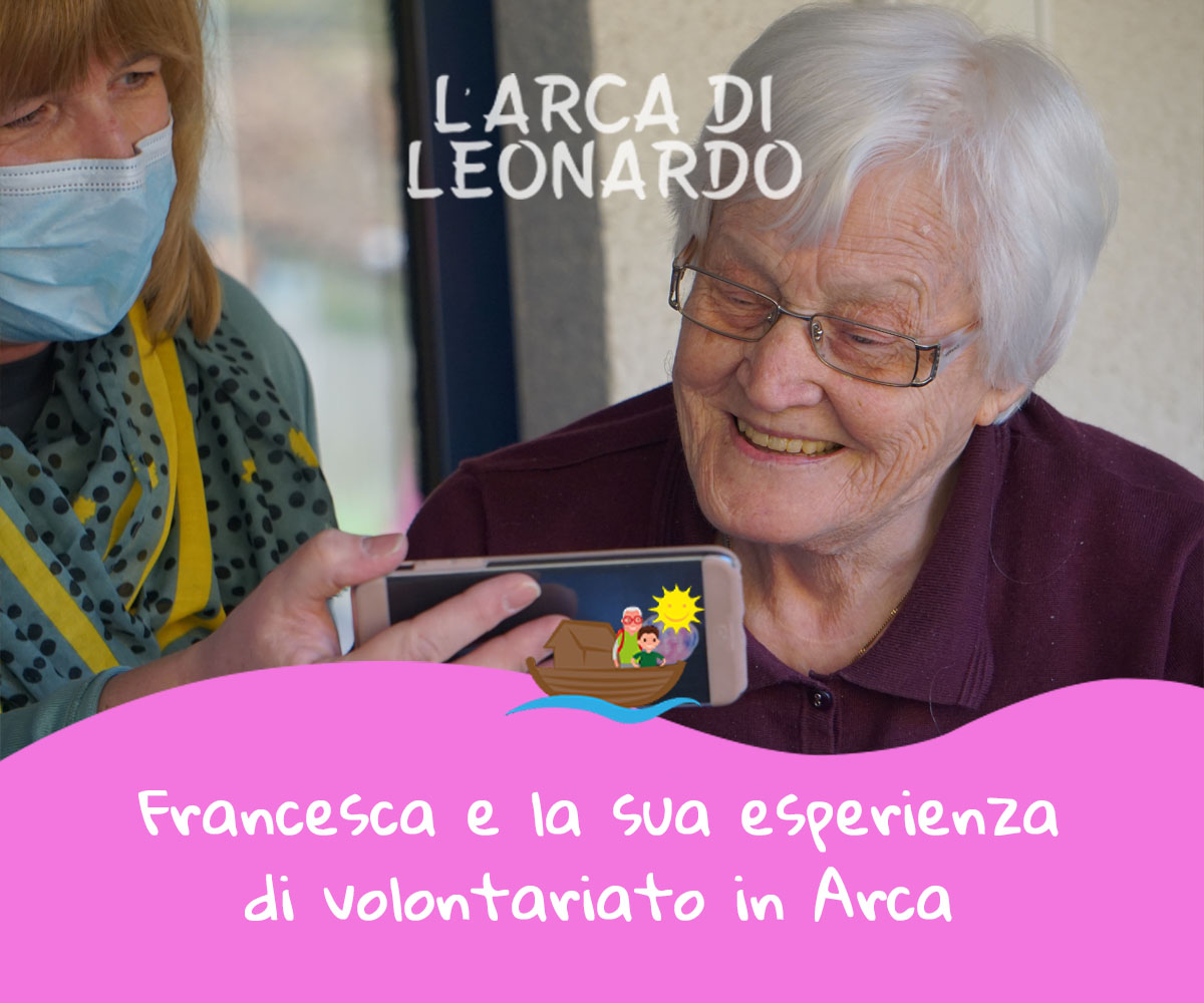 Francesca e la sua esperienza di volontariato in Arca
